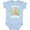 AE-Light Blue, variant on Cute Sloth I Love My Grammy with Green Leaves Boys or Girls Baby Bodysuit