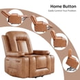 thumbnail image 7 of Yeshouse Oversized Power Lift Recliner Chair - Heat and Massage, Faux PU Leather Lift Recliner Chair for the Elderly, Designed for the Elderly and People with mobility impaired, 7 of 7