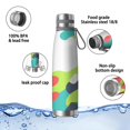 thumbnail image 4 of 29oz Insulated Water Bottle with Tea Infuser, Stainless Steel Travel Mug, Watercolor Splatter Painting Print, 4 of 6
