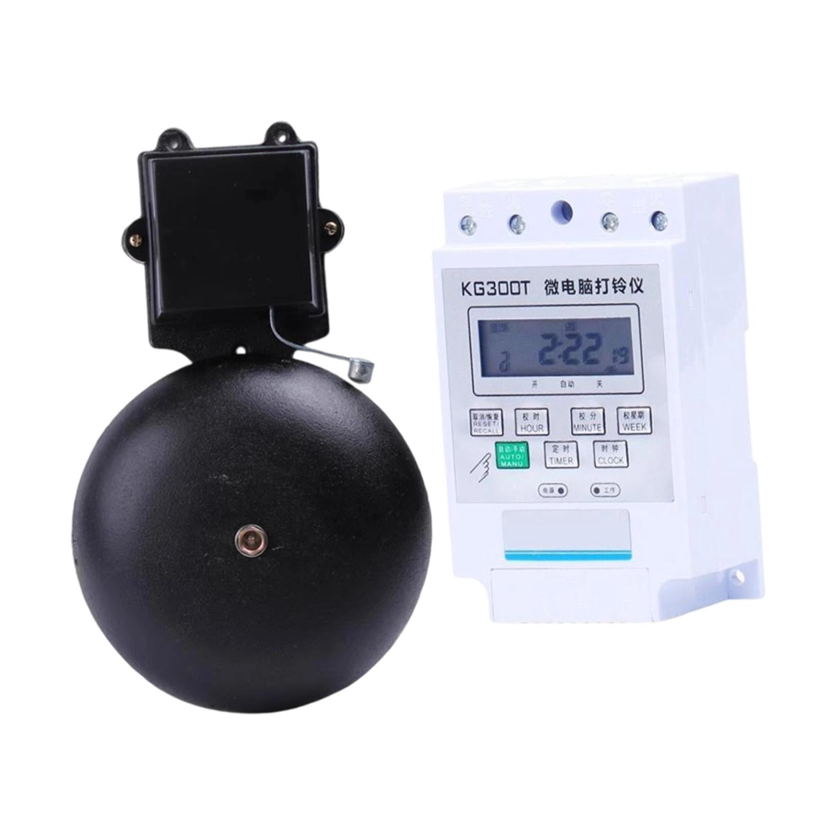 Electric Bell Cast Iron Doorbell School Bell Rustproof Material Suitable for Factory Institution Warehouses Large Areas