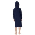 thumbnail image 3 of Hotiary Long Sleeve Hooded Zipper Sleeping Skirt for Girls Autumn and Winter Solid Color Casual Housecoat for 5-14 Years Kids Teen, 3 of 6