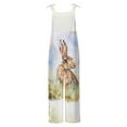 thumbnail image 5 of Kmdttou Cargo Pants Easter Print Sleeveless Two Pocket Casual Overalls Jumpsuit Jumpsuit Pants (Regular & Plus Size) S-5XL, 5 of 5