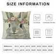 thumbnail image 5 of Awypu Easter Pillow Covers Grey and Pillow Cases Happy Easter Spring Decorations Linen Cushion Covers for Home Sofa Couch Patio Porch, 5 of 5
