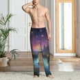 thumbnail image 2 of Balery Magical Bees Twilight River Pantalones de pijama para hombre, pijama ultraligero, pantalón de descanso-3X-Large, 2 of 6
