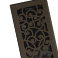 thumbnail image 5 of 4in x 12in Wonderland Style Bronze Age Metal Rectangular Floor Register (2 PACK) - Overall 5 1/4" x 13 1/4", 5 of 5