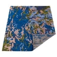 thumbnail image 5 of RUGSOTIC CARPETS HAND KNOTTED SILK AREA RUGS - 6'x9', Rectangle, Blue, Abstract Modern Design, High Pile Thick Handmade Anti Skid Area Rugs for Living Room, Bed Room (NS0817), 5 of 5