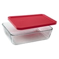 thumbnail image 2 of (2 pack) Pyrex 6 Cup Simply Store Rectangular Dish, 2 of 6