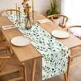 thumbnail image 3 of Table Runner 120 Inches Long for Kitchen Dining, Green Leaves Dresser Scarf Farmhouse, Dining Table Decorations for Wedding/Parties, Botanical Spring Country Watercolor 13 x 120 In, 3 of 8