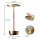 thumbnail image 2 of Simple Charging Table Lamp Restaurant Bar Desk Lamp Dimming Atmosphere Waterproof Ip40 Usb Charging Touch Switch Decoration Lamp, 2 of 5