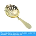 thumbnail image 3 of Julep Strainer, 1pcs - Stainless Steel Cocktail Strainer, Bar Strainer for Drinks, Strainer Spoon (Gold, 175mm), 3 of 6