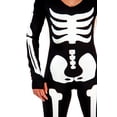thumbnail image 2 of Costume Agent Skeleton Body Suit Spandex Women's Halloween Fancy-Dress Costume for Adult, S, 2 of 2