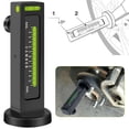 thumbnail image 1 of Magnetic Gauge Tool Adjustable Wheel Alignment Gauge Camber Ruler Four-wheel Locator for Car Motorcycle Truck SUV Tire Repairing Black, 1 of 10