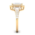 thumbnail image 3 of Rosec Jewels Statement Cubic Zirconia Engagement Ring - AAAA Quality, 10K Yellow Gold, US 9.50, 3 of 8