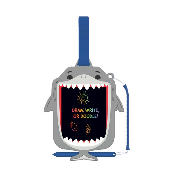 Boogie Board Scribble Pals Gray Shark Portable Doodle Tablet for Children Ages 3 by Buffalo Games