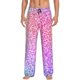 thumbnail image 1 of Fotbe Colorful Glitters Pantalones de Pijama para Hombre, Pantalones de Dormir, Pantalones de Casa con Cintura Ajustable y Bolsillos-Small, 1 of 6