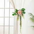 thumbnail image 5 of Viflosae Curtain Holders Fake Flowers Curtain Tie Light High End Curtain Tie Ornament Creation Floral Tie Buckle Tie Backs for Curtains Summer Decorations for Home for Windows, 5 of 7