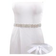 thumbnail image 1 of Cinturones de novia con diamantes de imitación, cinturón de dama de honor de vidrio, accesorios para vestidos de noche, 1 of 5