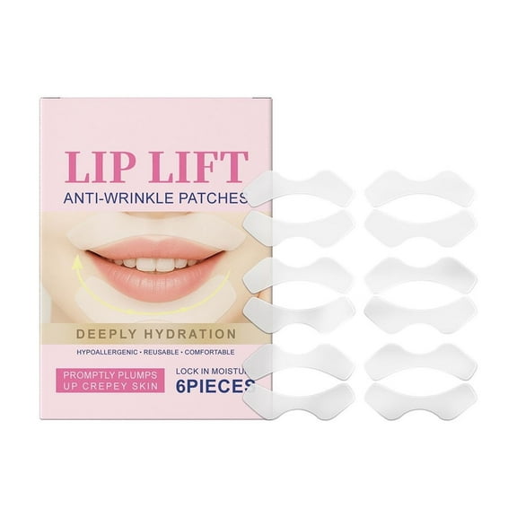 Wrinkle Patches For Lip,Facial Wrinkle Patches,Smile Line Patches,Reduce Wrinkle Patches For Lip,Silicone Facial Wrinkle Patches,Smoothes Fine Lines(6pcs/Box 2.76*1.97in/pc)from Biweutydys