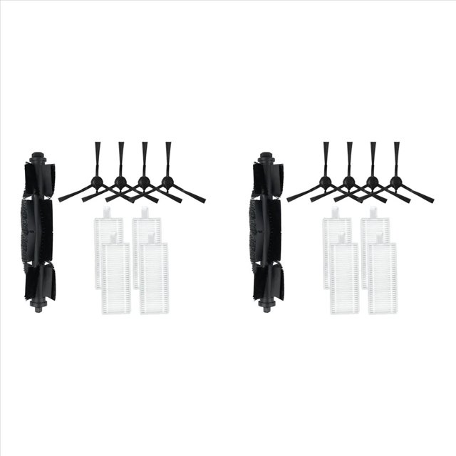 2Conjunto Robot Aspirador Choice R2 / R2 Plus, Cepillo Lateral con Rodillo, Filtro Hepa, Paños de Fregona, Kit de Accesorios de Trapo