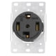 thumbnail image 5 of Conector de alimentación hembra, receptáculo Industrial de 4 orificios, estándar estadounidense, 30A, 125V/250V, 5 of 8