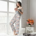 thumbnail image 5 of Salouo 4th Of July1 Print Women's Pajama Pants Casual Loose Sweatpants PJs Flowy Pants Drawstring Palazzo for Women Wide Leg Pants Lounge Pajama -Medium, 5 of 8