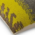 thumbnail image 2 of The HomeCentric Ivory Cushion Covers, Pack of 2, 24x24 inch (60x60 cm) Silk Throw Pillows Cover, Square Beaded Art Deco Throw Pillow Cover Home Living Room, Modern Style, Ombre Easter - Yellow Comet, 2 of 3
