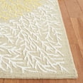 thumbnail image 3 of SAFAVIEH Soho Roger Abstract Area Rug, Beige/Yellow, 6' x 6' Square, 3 of 7