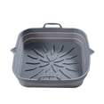 thumbnail image 1 of Freidora de aire Btafrte Cuadrada silicona Bandeja para Hornear Cesta Pollo Frito gris, 1 of 8