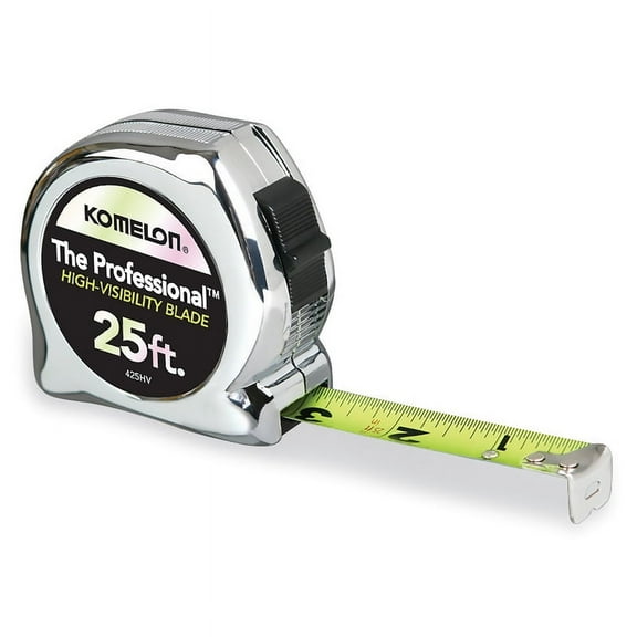 Komelon USA High Viz Professional Tape Measures, 1 in x 25 ft - 1 EA (425HV)