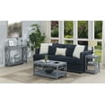 thumbnail image 2 of Convenience Concepts Town Square Console Table, Gray, 2 of 7