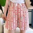 thumbnail image 4 of Pantalones cortos de dormir con estampado Floral para mujer, ropa de dormir bonita, pijama de verano, estilo coreano, ropa de casa, ropa de habitación con cintura elástica, 4 of 4
