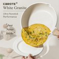thumbnail image 3 of Juego de utensilios de cocina CAROTE White Granite Induction 22 piezas, 3 of 6