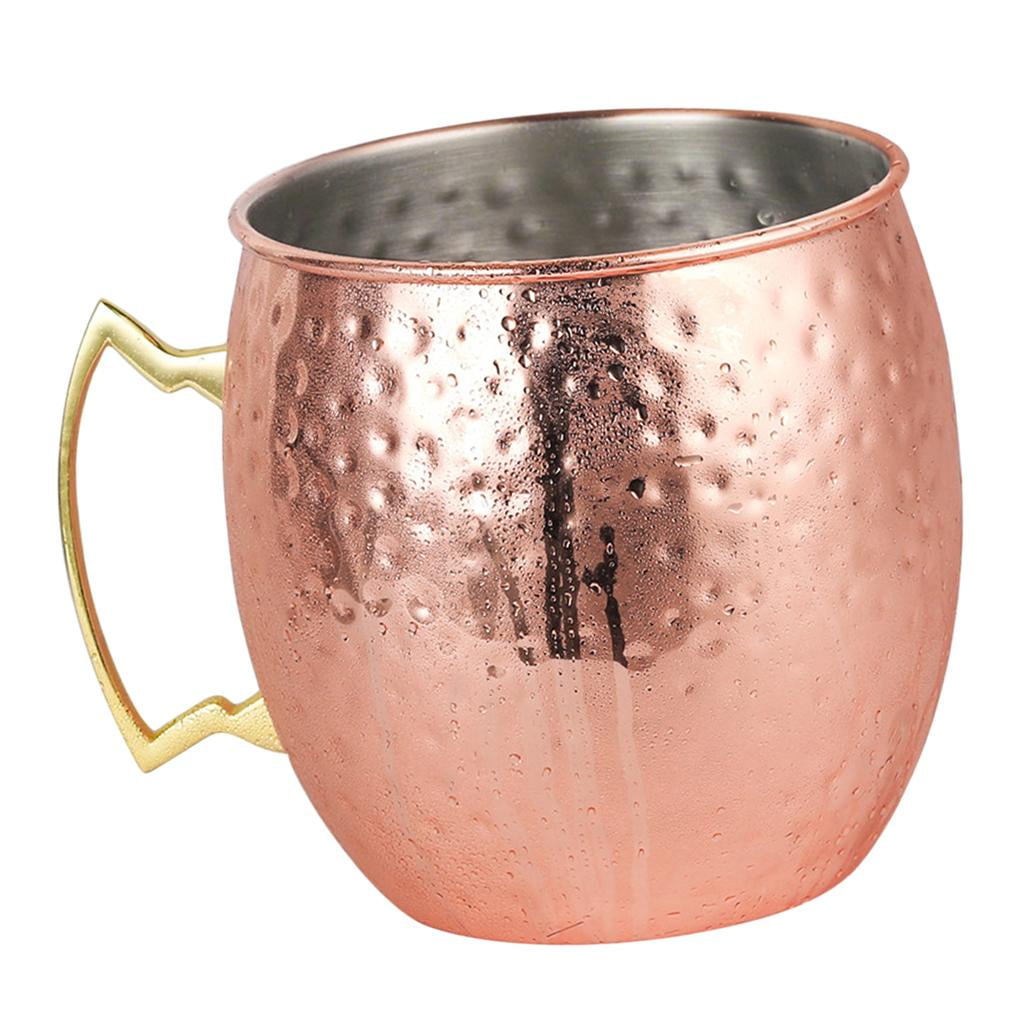Moscow Mule Copper Mugs Barrel Style Hammered Cocktail Cup Party Mug Beer Cups 