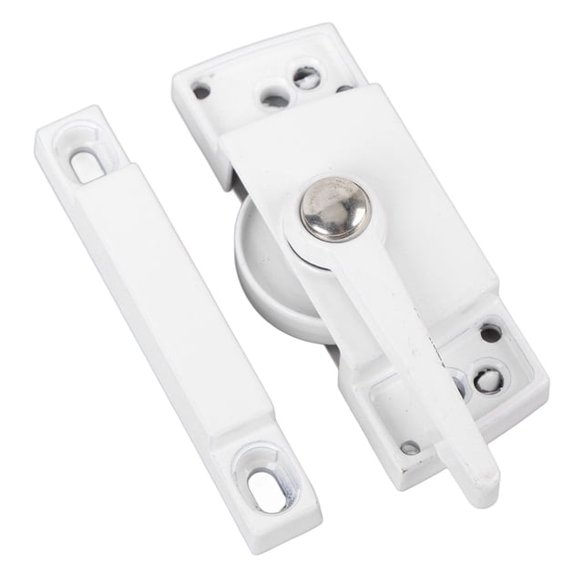 2 Pack Heavy Duty Sliding Window Sash Lock, Zinc Alloy Aluminum Alloy Cam Hook Design, Easy Install for Casement, Sliding Windows Enhanced Home Security