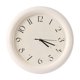 thumbnail image 2 of Reloj de pared colgante rústico silencioso decorativo reloj pequeño reloj redondo reloj de tiempo Blanco, 2 of 9