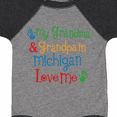 thumbnail image 4 of Inktastic Michigan Grandma Loves Me Boys or Girls Baby Bodysuit, 4 of 5