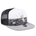 thumbnail image 3 of Men's New Era White/Gray Chicago White Sox Team Foam Front A-Frame Trucker 9FIFTY Snapback Hat, 3 of 6