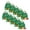 A3#Green, variant on Christmas Zipper Bags, 8.26X7.87" Christmas Treat Bags with Handle, Plastic Candy Storage Pouches with Clear Window, Cookie Packaging Bags, Self Sealing Gift Bags, Xmas Goody Bags for Party Favors