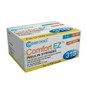 Clever Choice Comfort EZ Syringes 1cc 8mm 31g