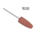 thumbnail image 4 of 5 Packs Rubber Polishing Bit Silicone Buffing Wheels 80 Grit 10mm Dia Mounted Grinding Head, Cone Shape, 4 of 6