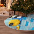 thumbnail image 5 of Fuzoiu French Bulldog Dog in a Bathtub Print Christmas Tree Skirt,Xmas Christmas Decorations,Xmas Tree Mat for Farmhouse Holiday New Years Home Party Decor Tree Rugs-36", 5 of 6