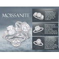 thumbnail image 5 of Everly Women's Created Moissanite 10K White Gold Engagement Ring, 5 of 7