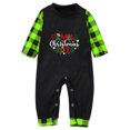 thumbnail image 1 of Pijamas familiares europeos con estampado navideño de moda, traje para padres e hijos, monos de poliéster para bebés., 1 of 2