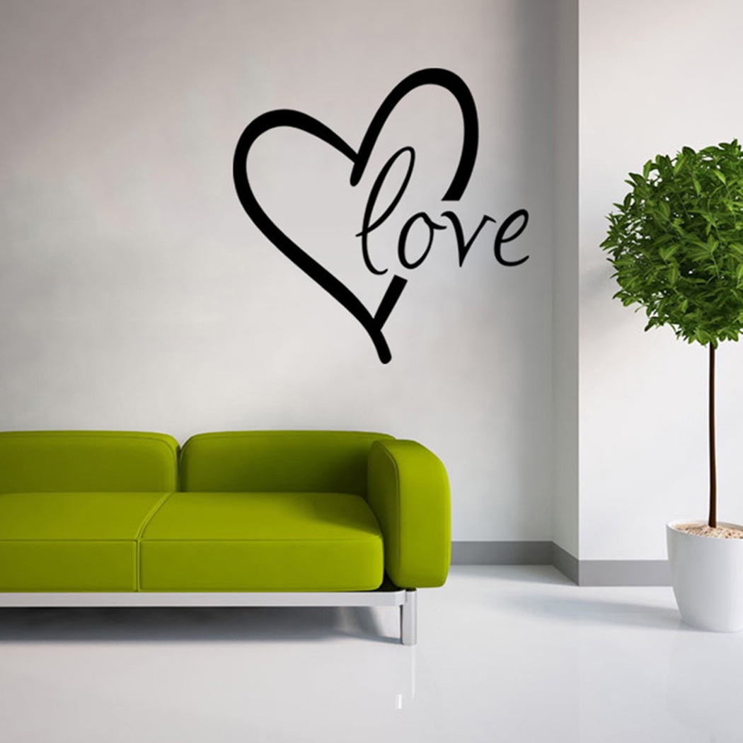 Wall Stickers Love Letter Sweet Quote Saying Removable Home Decor Decal Sticker
