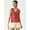 Peach, variant on Women’s Printed Poly Crepe V Neckline Top Light Weighted Sleeveless Waist Length Party Wear Casual Summer Blouse