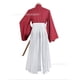 thumbnail image 5 of Disfraz de Anime Rurouni Kenshin Himura Kenshin, peluca, kimono Himura, traje de Kendo Haori, uniforme clásico unisex para Halloween, 5 of 5