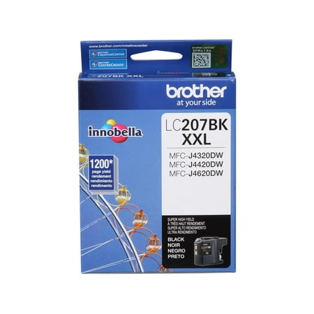 UPC: 0012502639053 | Brother LC207BK XXL Innobella Super High-Yield Ink  Black