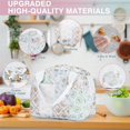 thumbnail image 3 of Lunch Bag - Insulated Lunch Box for Women, Reusable Large Capacity Cooler Bag for Adult, Small Leakproof Cute Corduroy Lunch Tote for Work Office Travel Picnic, 3 of 6
