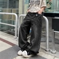 thumbnail image 3 of Mrmall Mens Baggy Jeans Loose Fit Jeans Hip Hop Vintage Casual Denim Jeans Trousers, 3 of 6