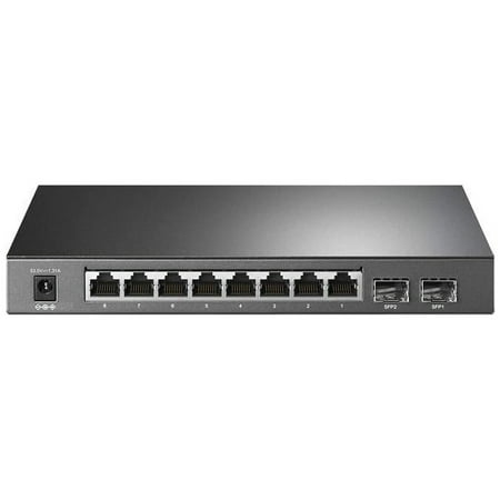 UPC: 0845973088668 | TP-Link TL-SG2210P  Jetstream 8 Port Gigabit Smart Managed PoE Switch  8 PoE+ Ports @61W  2 SFP Slots  Omada SDN Integrated  PoE Recovery  IPv6  Static Routing  Limited Lifetime Protection